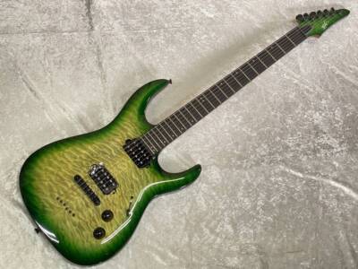 Electric Guitar GfC GN-200 Quilted Top Green Burst Good