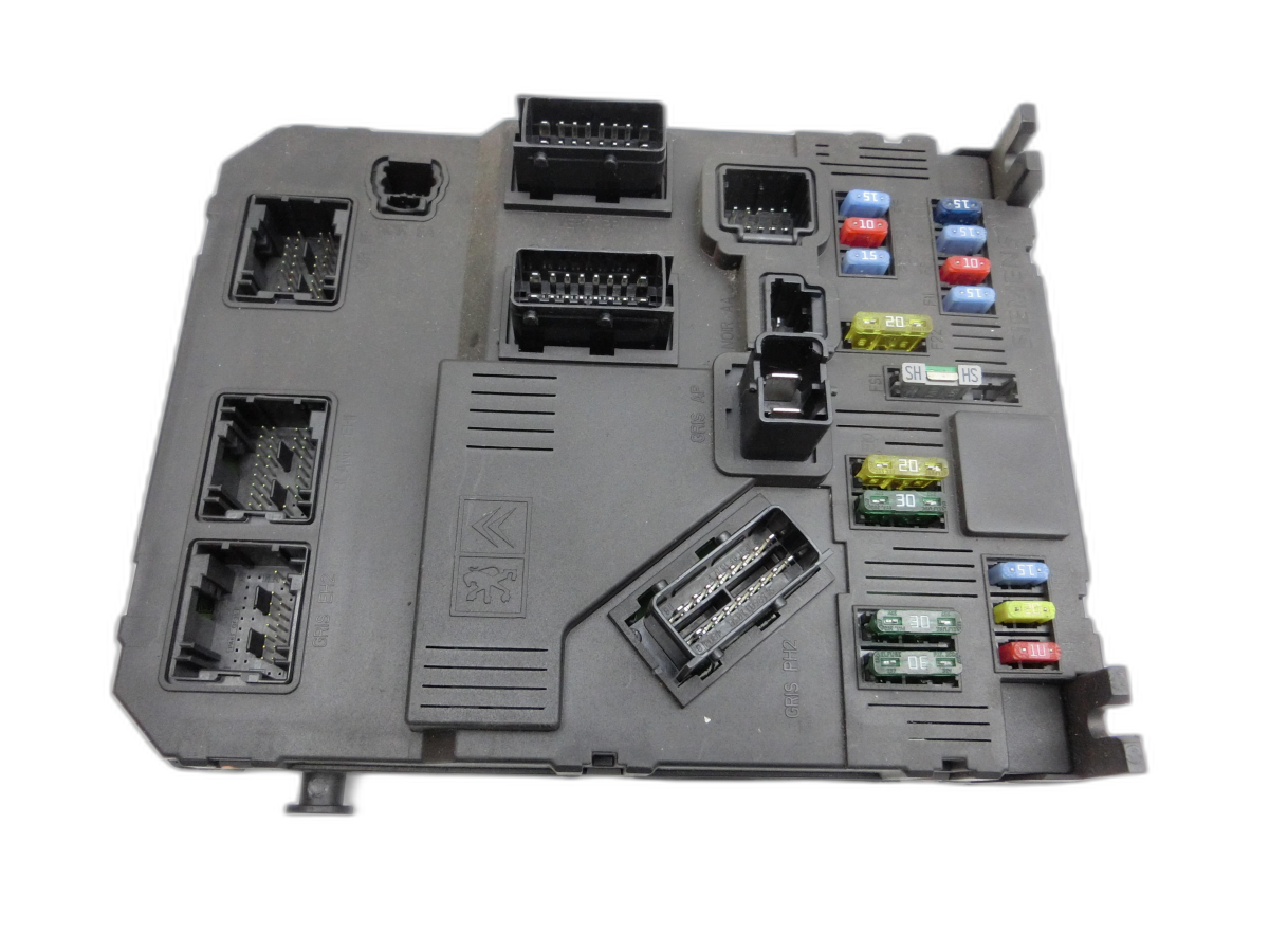 Peugeot 407 6E 04-08 Steuergerät Sicherungskasten Zentralelektrik BSI-S02-00  - Bild 1