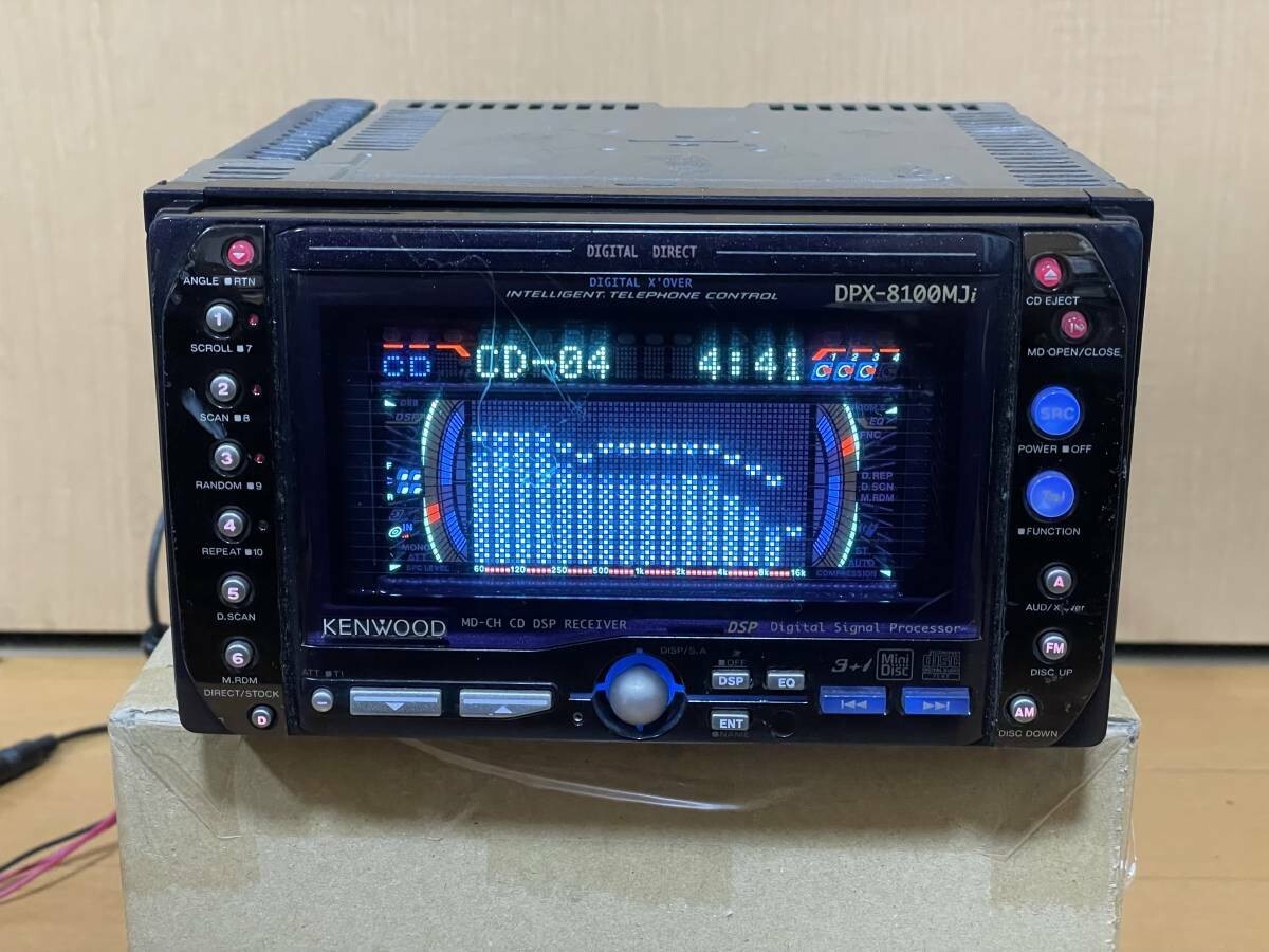 psi』 希少 ケンウッド DPX-7170MDi 2DINサイズ CD MDレシーバー 動作