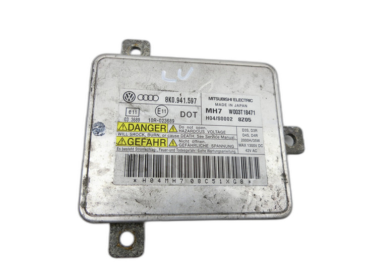 Audi A4 8K B8 08-11 Xenon Vorschaltgerät Links Audi A4 8K B8 08-11 04.04.2009 8K0941597E 8K0941597 W003T18471 gebraucht Bild 1