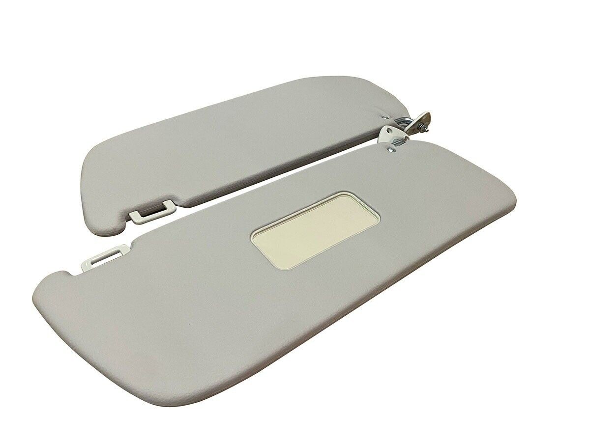 Interior Sunvisor Set Fits For Mercedes-Benz W114 W115 2 Pcs Pair Light Gray