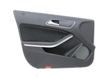 Pannello portiera Sx anteriore Rosso Cucitura Nero 9H93 per RHD Mercedes W176 A200 12-15