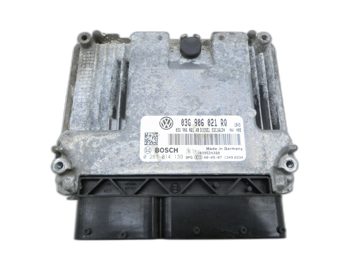 VW Passat B6 3C 05-10 TDI 1,9 77KW Steuergerät ECU für Motor Motorsteuergerät  - Bild 1