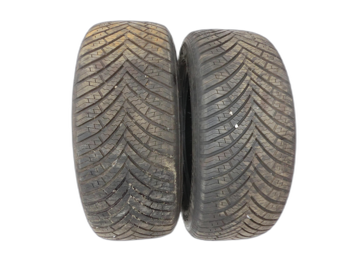 Mercedes S211 W211 E320 02-06 2x Reifen Ganzjahresreifen LEAO 225/55R16 99V 6.8-7.0mm  - Bild 1