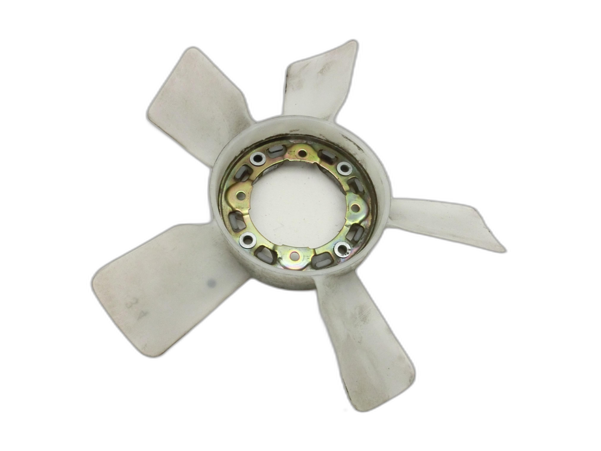 Hyundai Santa Fe II CM 06-12 CRDI 2,2 110KW Viscolüfter Lüfterrad Lüfterblatt ohne Viskokupplung  - Bild 1