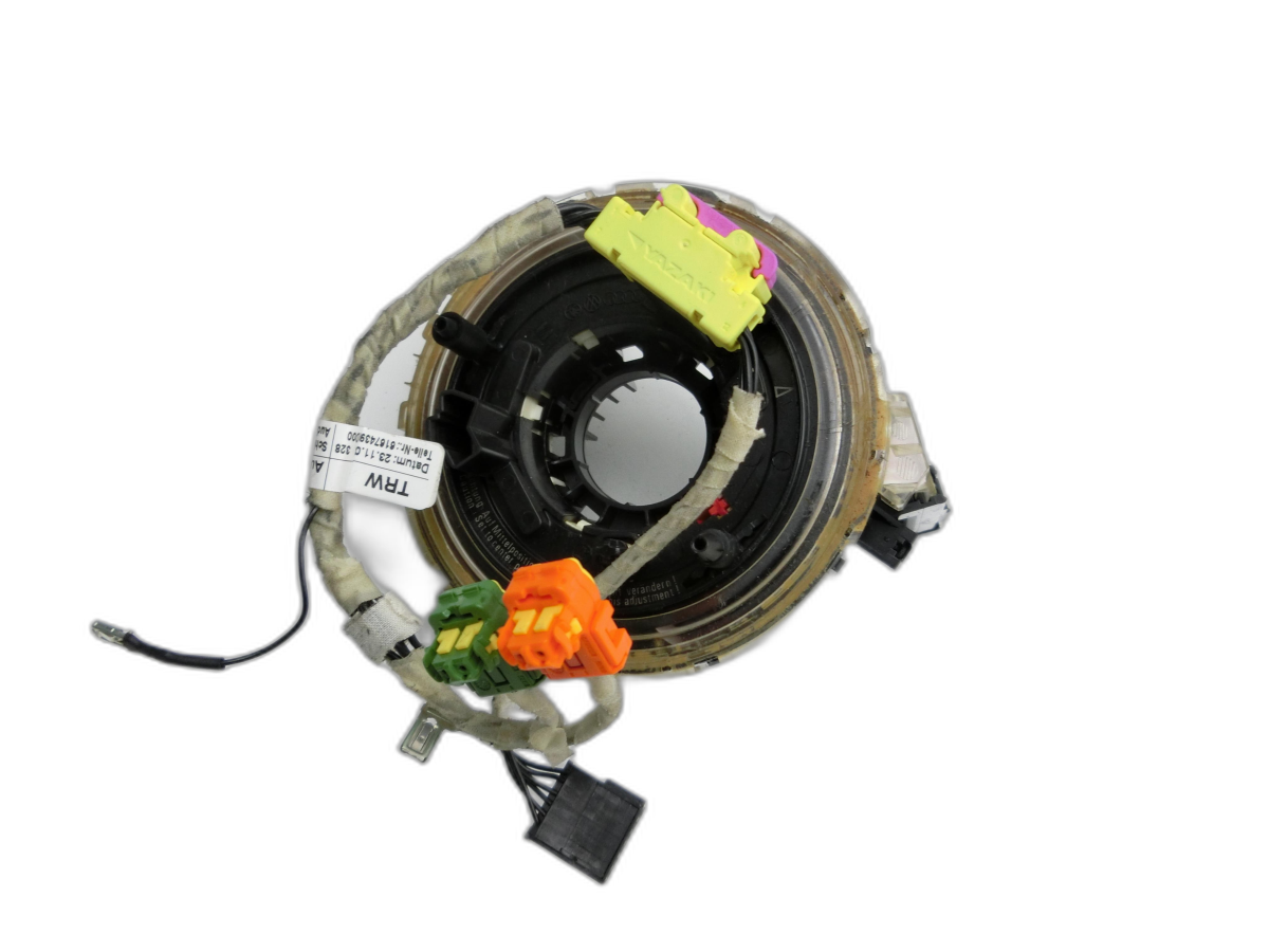 Audi A6 4F C6 05-08 Airbag Schleifring Wickelfeder SRS Lenkwinkelsensor Lenkstockschalter  - Bild 1