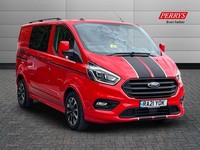 2021 Ford Transit Custom 2.0 EcoBlue 185ps Low Roof D/Cab Sport Van Crew Bus DIE