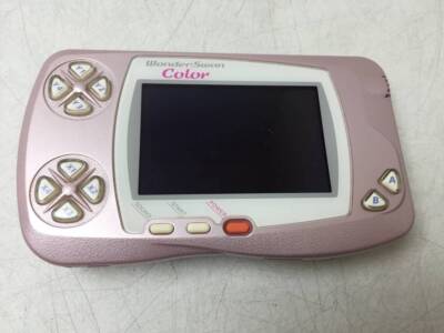 BANDAI 旧世代ゲーム機本体 WONDERSWAN COLORパール Bandai WonderSwan Color Pearl Pink Console Only [H] | eBay