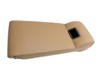 BMW E60 530d LCI 07-10 Armlehne Mittelarmlehne Auflage mit Becherhalter für Rücksitzbank Leder Naturbraun BMW E60... Vorschau 1