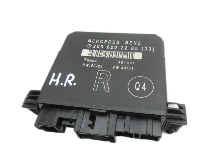 Mercedes W203 C200K 04-07 Türsteuergerät Türmodul Temic Rechts Hinten  - Bild 1