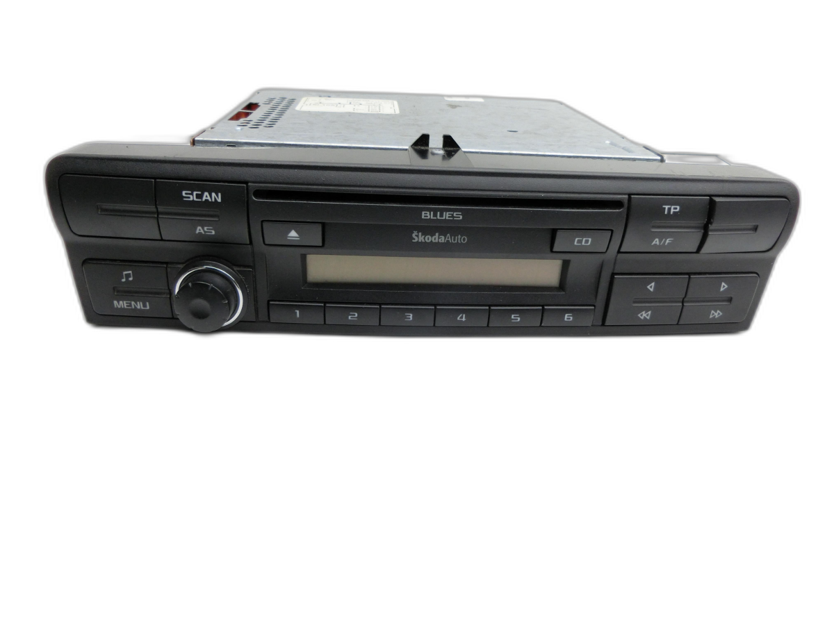 Radio d’auto Radio-CD Blues avec CODE pour Skoda Octavia II 1Z 09-13 - Bild 1