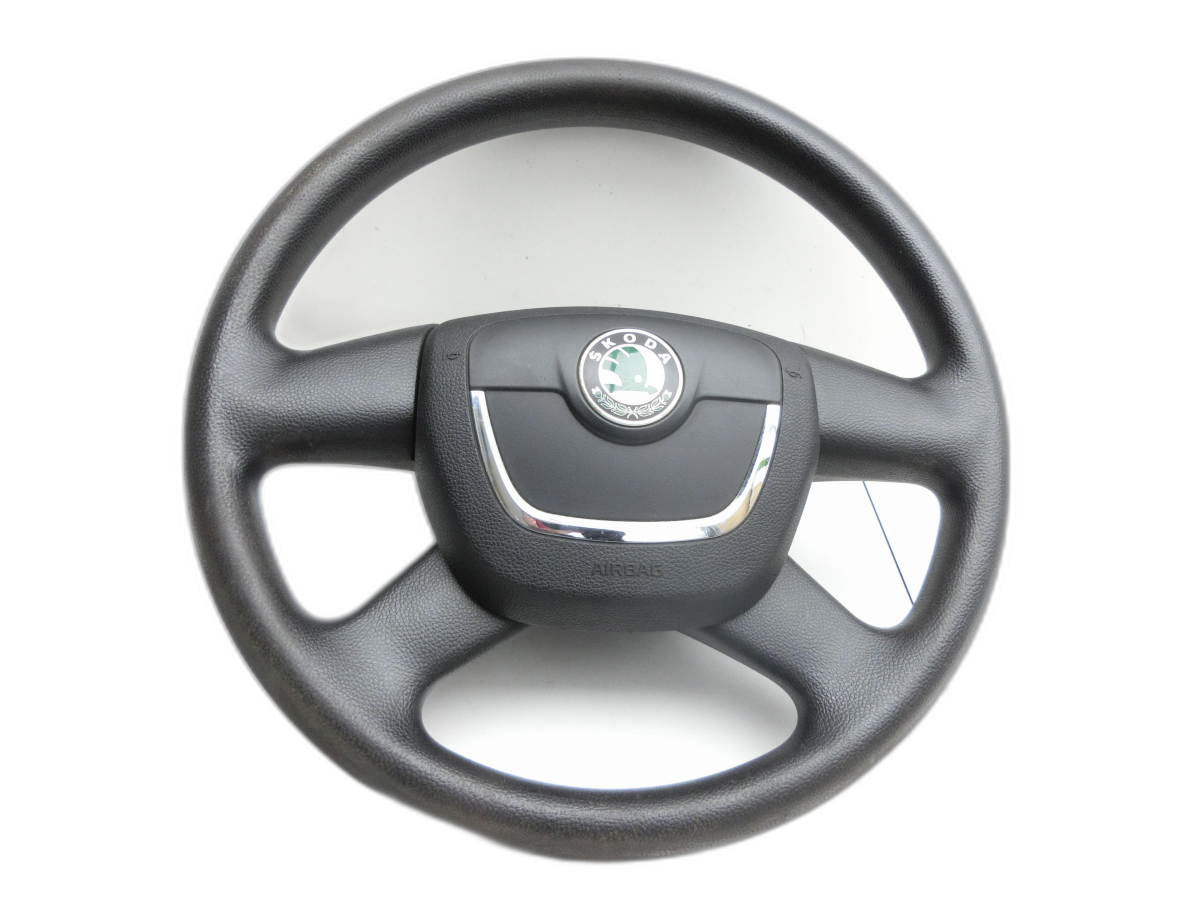 Skoda Octavia II 1Z 09-13 Lenkrad Airbaglenkrad  - Bild 1