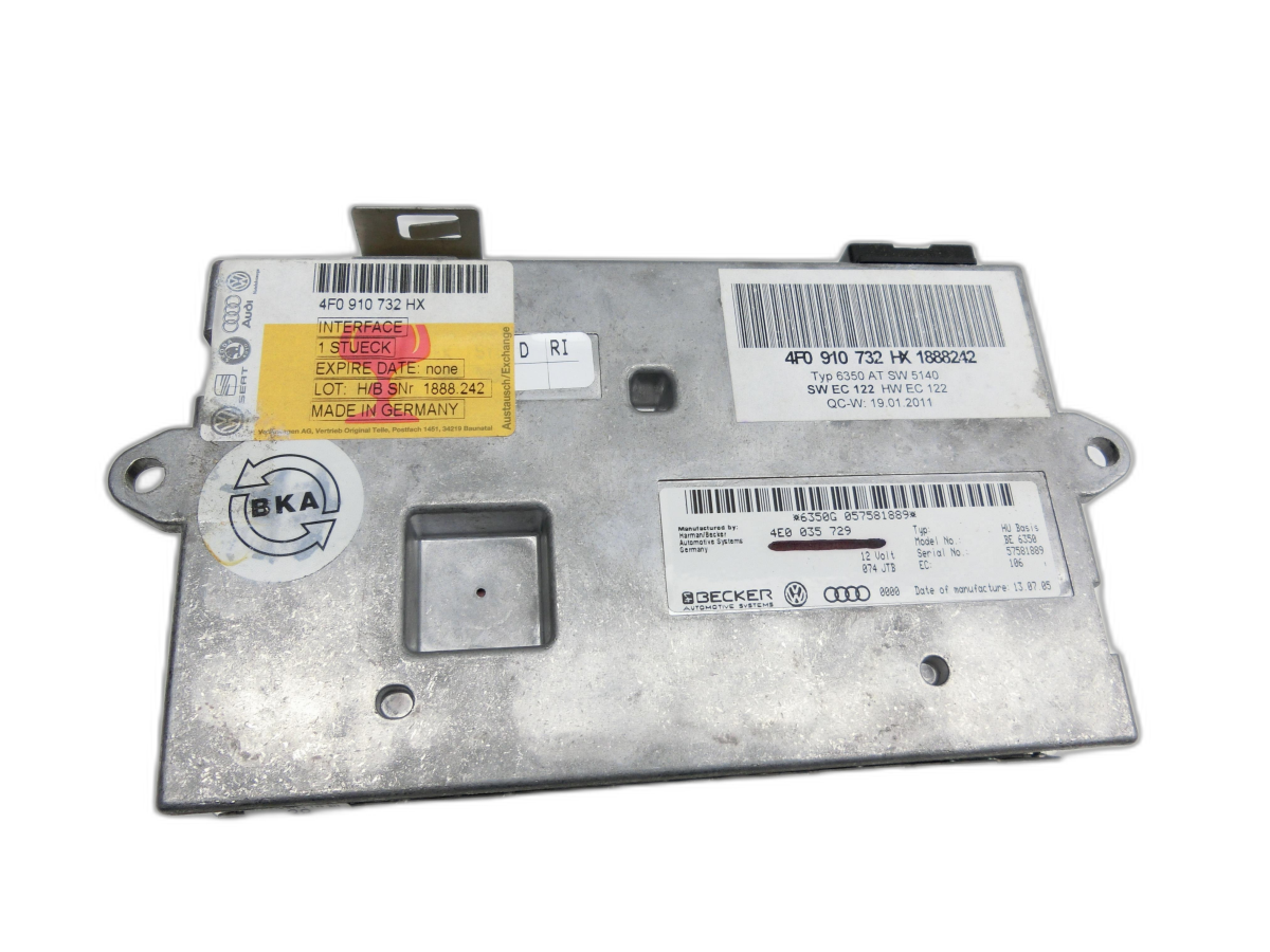 Audi A6 4F C6 05-08 Steuergeraet Interface Box MMI BE6350  - Bild 1