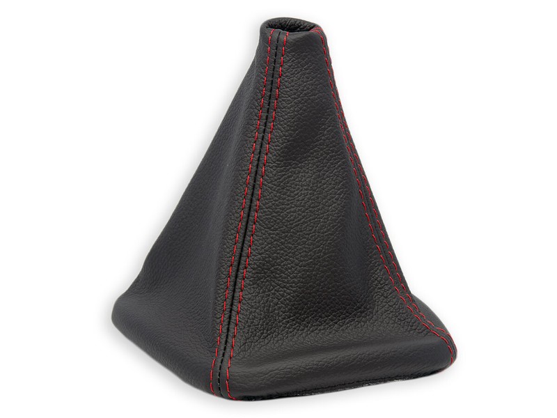 Pour Seat Ibiza 2fl 6k2 1999-2002 Cuir Soufflet Levier De Vitesse Coutures Rouge