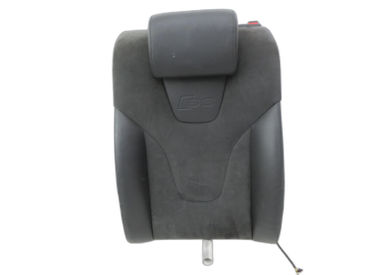 Audi A6 4F C6 04-08 Kombi Rückenpolster Links f. Rücksitzbank Hinten Teilleder Alcantara S6  - Bild 1