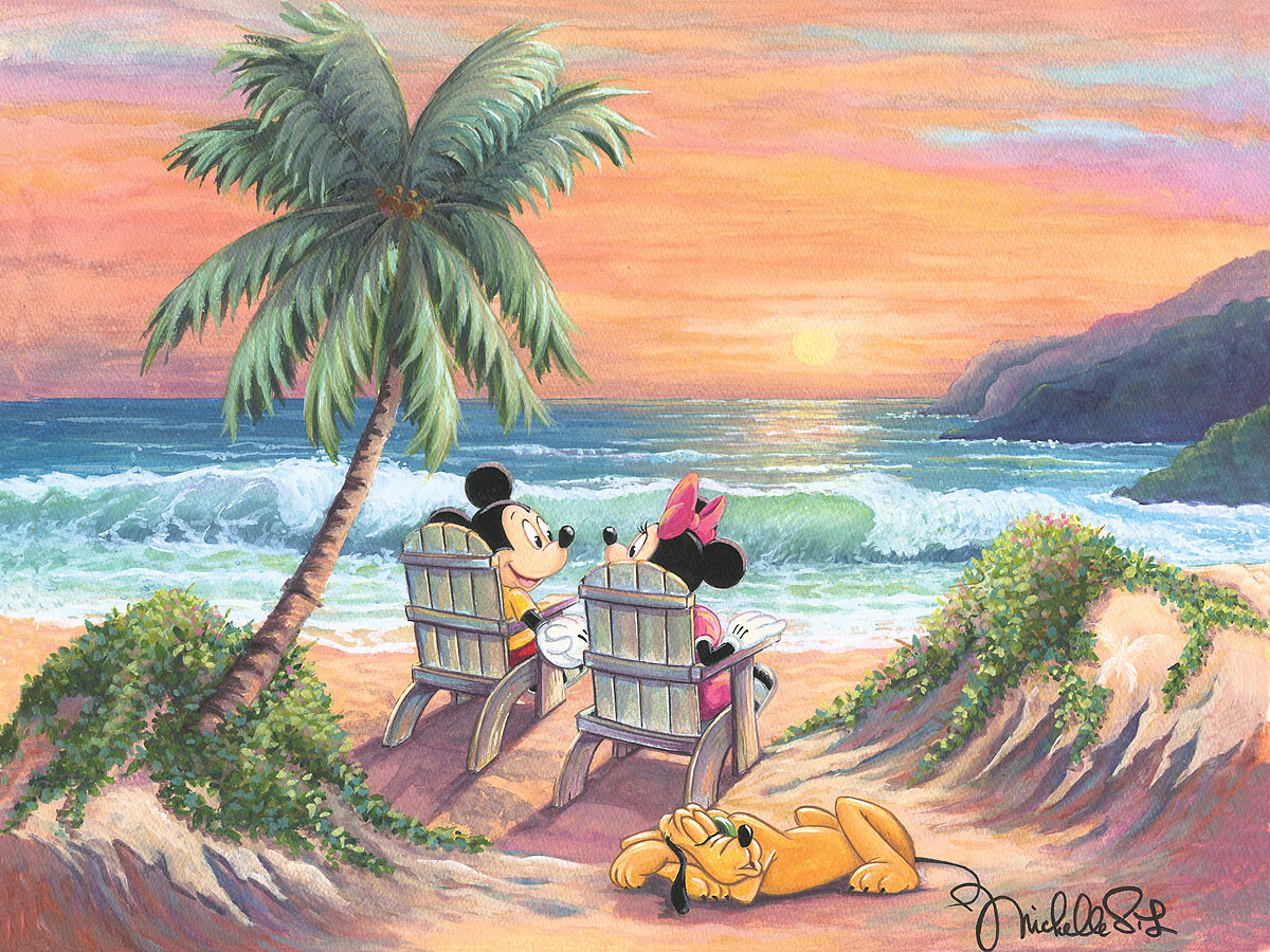 新品　WDW限定 ディズニー　アート　ミシェルセントローレン　fine art 新品 WDW限定 ディズニー アート ミシェルセントローレン fine