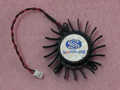 50mm Sapphire HD3650 Fan Replacement 32mm x 39mm x 43mm 2Pin FS1251-A1042A R177