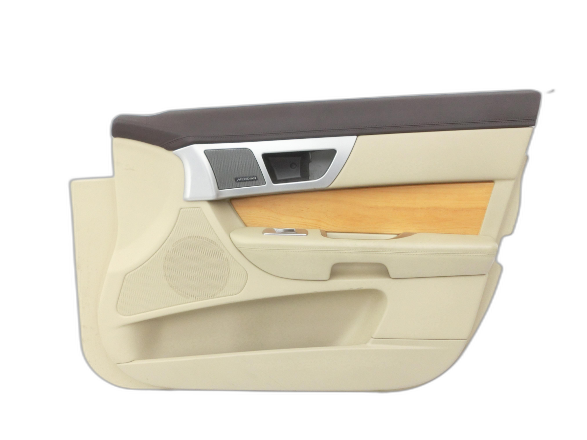 Jaguar XF X250 11-15 Lim Türverkleidung Türpappe Rechts Vorne Champagner Leder  - Bild 1