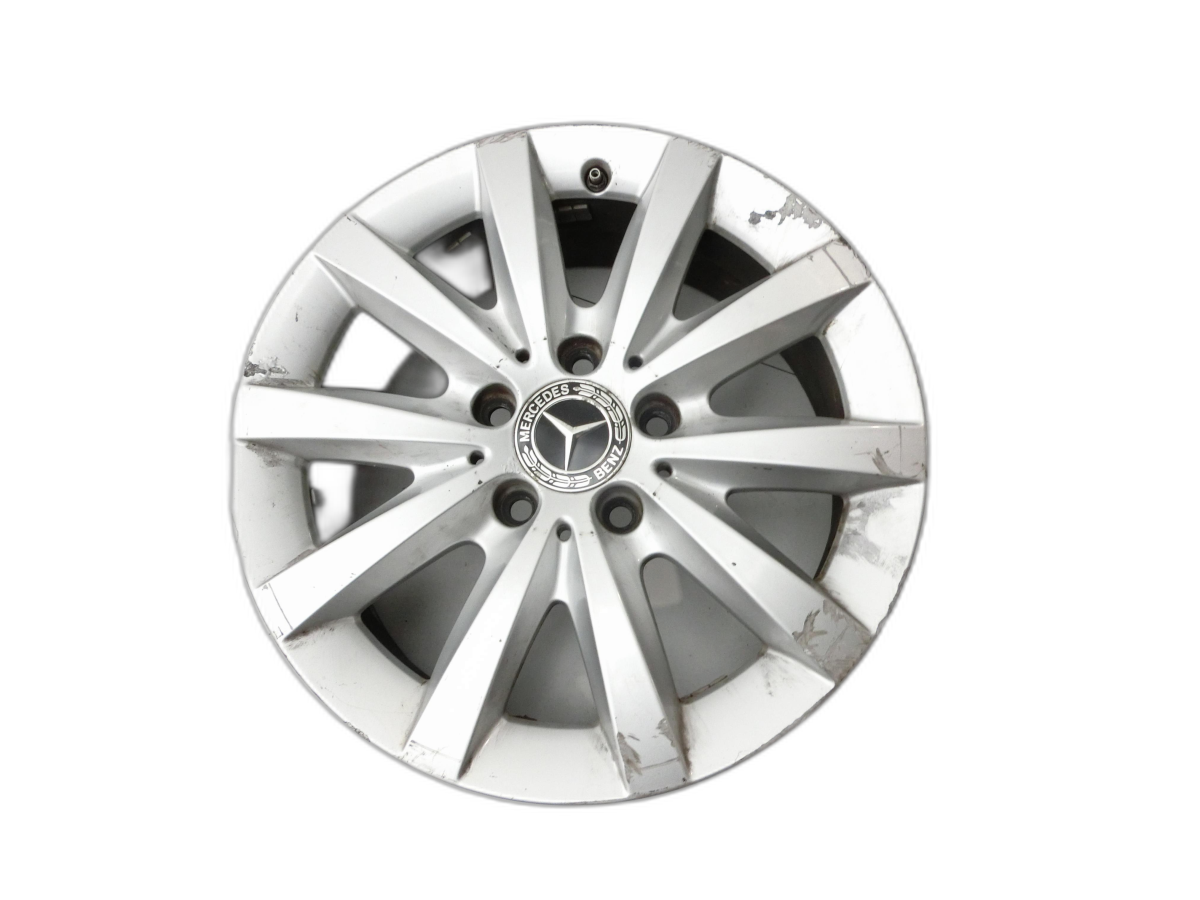 1x cerchio alluminio 5X112 6.5X16Zoll ET49 Mercedes W246 B180 14-18 - Bild 1