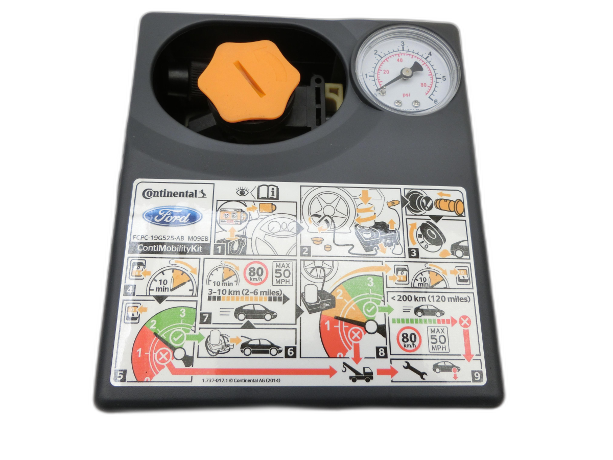 Ford Focus III 14-18 TDCi 2,0 110KW Luftkompressor Reifendruckkompressor Pannenkompressor  - Bild 1