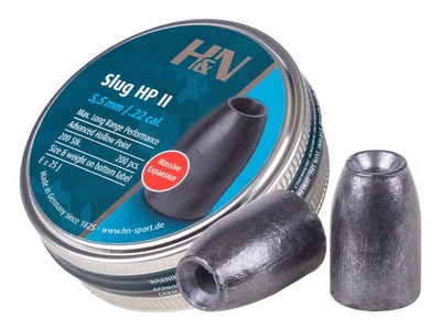 H&N Slug HP II .218 Cal 27 Grains Hollowpoint 200ct HN-96355302711C