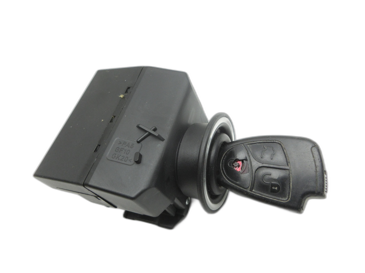 Mercedes W203 C200K 04-07 Zündschloss 1x Schlüssel  - Bild 1