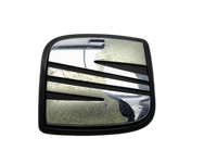 Seat Altea 5P 04-09 Emblem Logo Chrom Griff Öffner für Heckklappe Seat Altea 5P 04-09 21.11.2007 5P0827565C gebraucht Vorschau 1