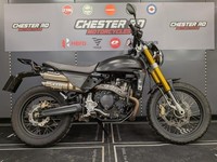 2022 (22) Fantic Caballero Scrambler 500 in black with 15,936 miles