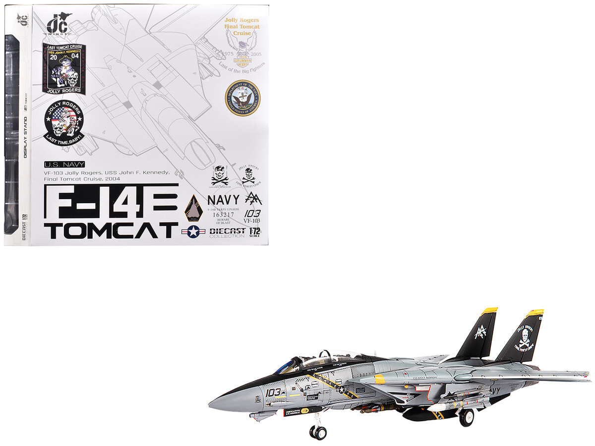 JC Wings Grumman F-14B Tomcat Aircraft 