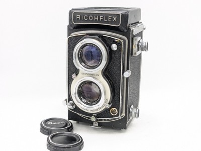 RICOH RICOHFLEX TLR Film Camera RIKENON 8cm F3.5 from Japan
