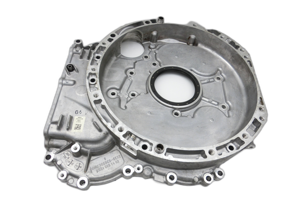 Mercedes S212 W212 E300h 13-16 CDI 2,2 150KW Motor Platte Stirnplatte Gehäuse für Motorblock  - Bild 1