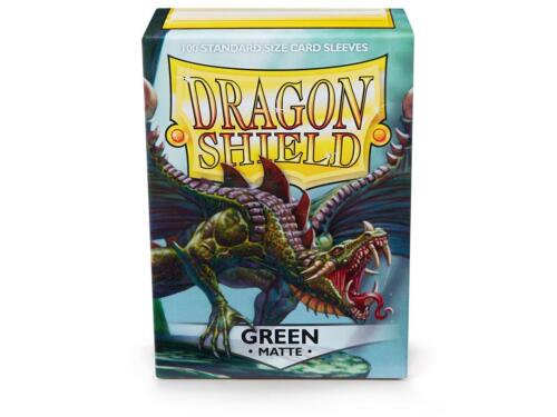 Matte Green 100 ct Dragon Shield Sleeves Standard Size  VOLUME DISCOUNT