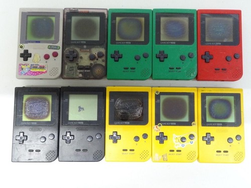 Junk GameBoy Pocket GBP Lot of 10 Set Nintendo Random