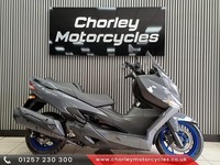 2021/71 Suzuki Burgman AN400 scooter 2295 miles immaculate grey rev and go