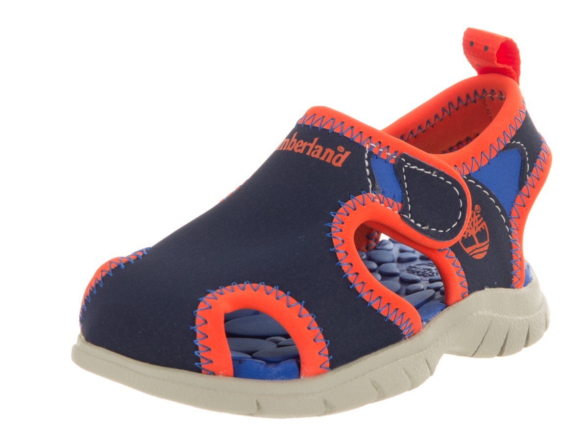 

Синие сандалии Timberland LITTLE HARBOR Toddlers TB04188R с закрытым носком, Синий