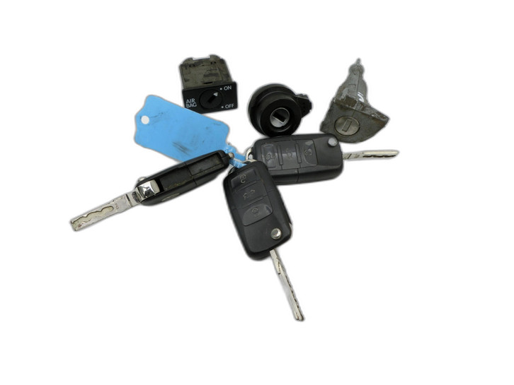 VW Scirocco III 13 08-14 Zündschloss 1x Schlüssel Türschliesszylinder  - Bild 1