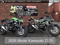 Kawasaki Z 125 2026 model K-Options finance