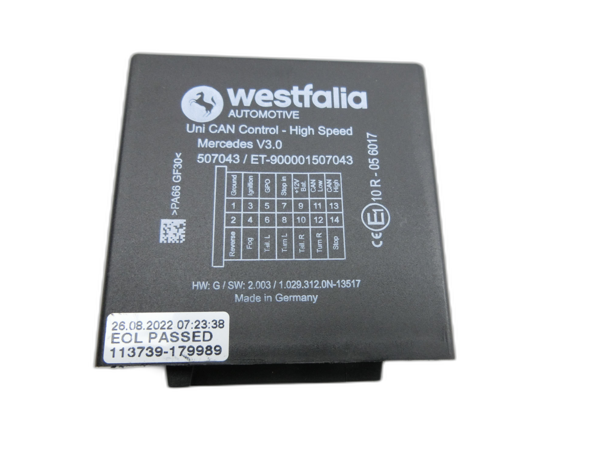 Mercedes W447 W640 Vito 14-19 Relais Uni CAN Control High Speed  - Bild 1