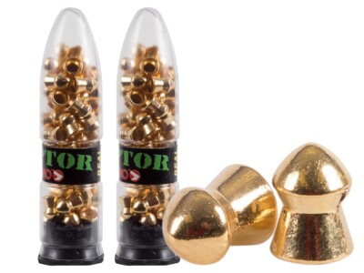 GAMO 100 Count PBA RAPTOR Premium 18K GOLD PLATED 4.5mm .177 Caliber Air Pellets
