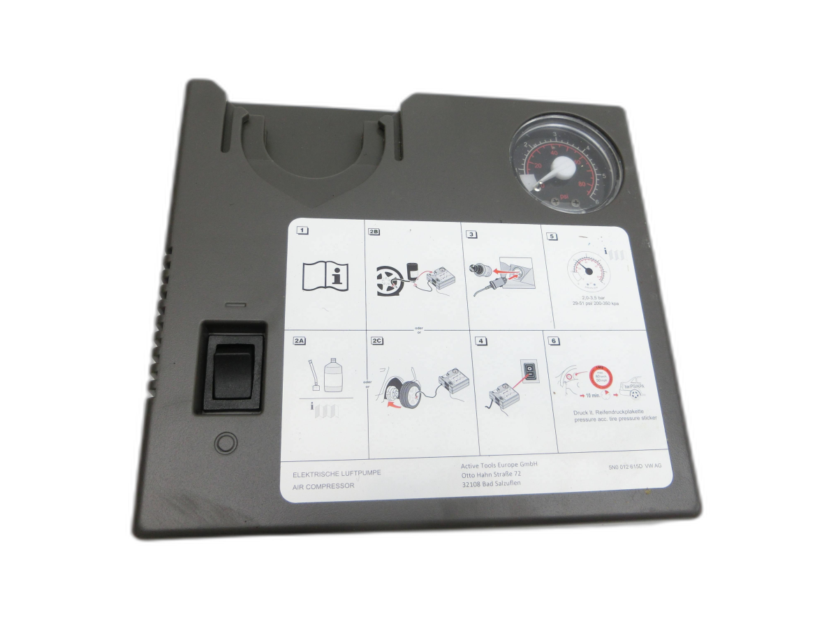 Seat Mii KF1 11-16 1,0 55KW Reifendruckkompressor Luftpumpe Pannenkompressor Luftkompressor - Bild 1