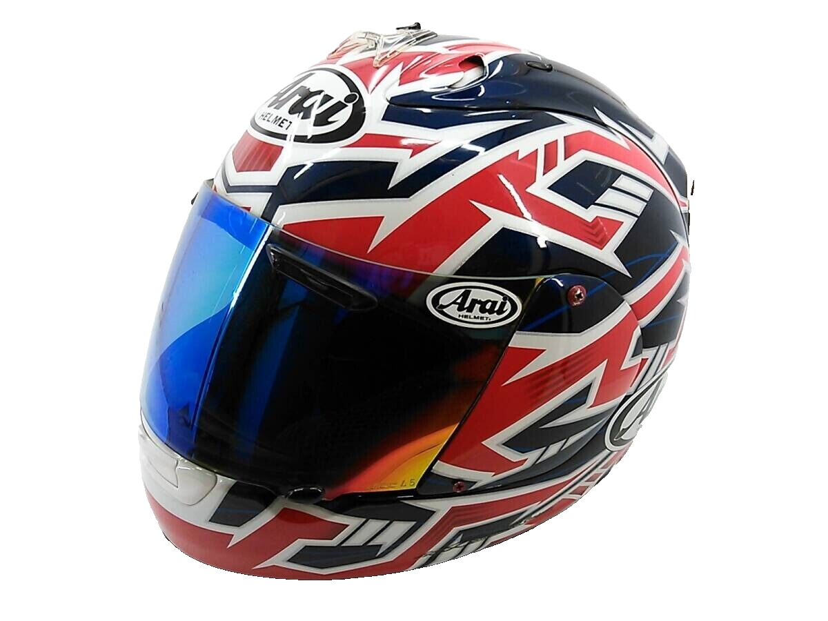 Arai RX-7 R IV 57.58 傷汚れシール跡あり WW2542 Arai RX-7 R IV 57.58 傷汚れシール跡あり WW2542 - メルカリ