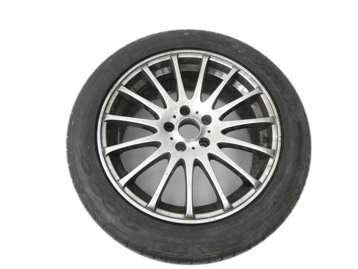 1x Rueda de repuesto completa llanta de aluminio 235/50R18 5X112 8.26mm Audi A8 4E D3 05-07 - Bild 1