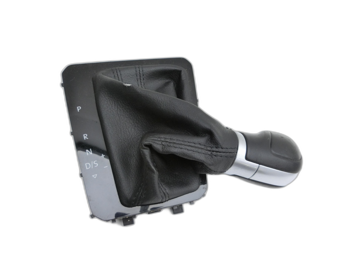 VW Passat 3G B8 14-19 Autom Schaltsack Gangwahlanzeige Schaltknauf DSG schwarz/aluminium  - Bild 1