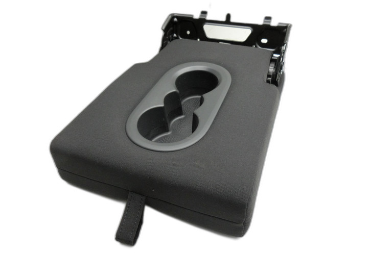 VW Golf Sportsvan 14-20 Armlehne Mittelarmlehne Auflage mit Becherhalter für Rücksitzbank titanschwarz/titangrau  - Bild 1