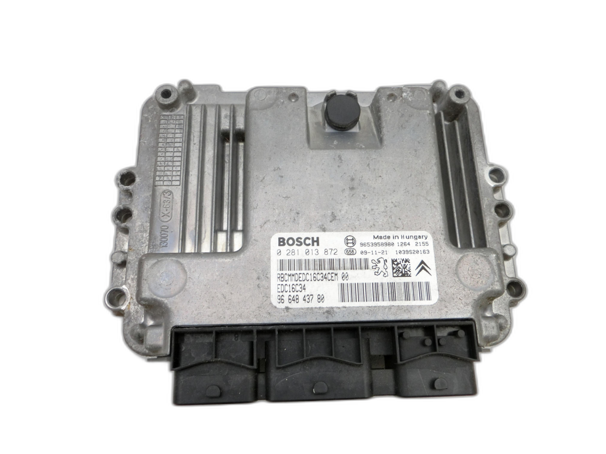 Peugeot Partner II 08-12 HDI 1,6 55KW Steuergerät ECU für Motor Motorsteuergerät  - Bild 1