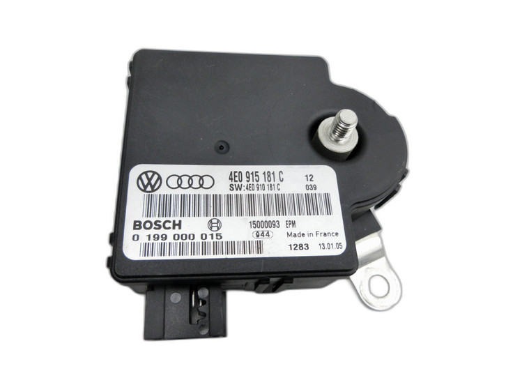 Audi A8 D3 4E qu 02-05 Steuergerät ECU Modul Überwachung Batterie  - Bild 1