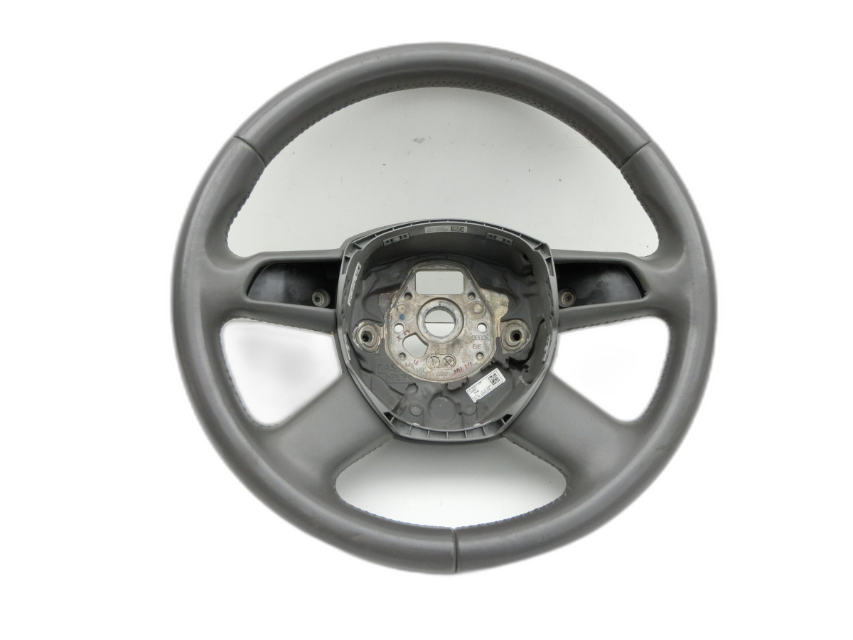Audi A4 8K B8 07-11 Lenkrad ohne Airbag Leder  - Bild 1