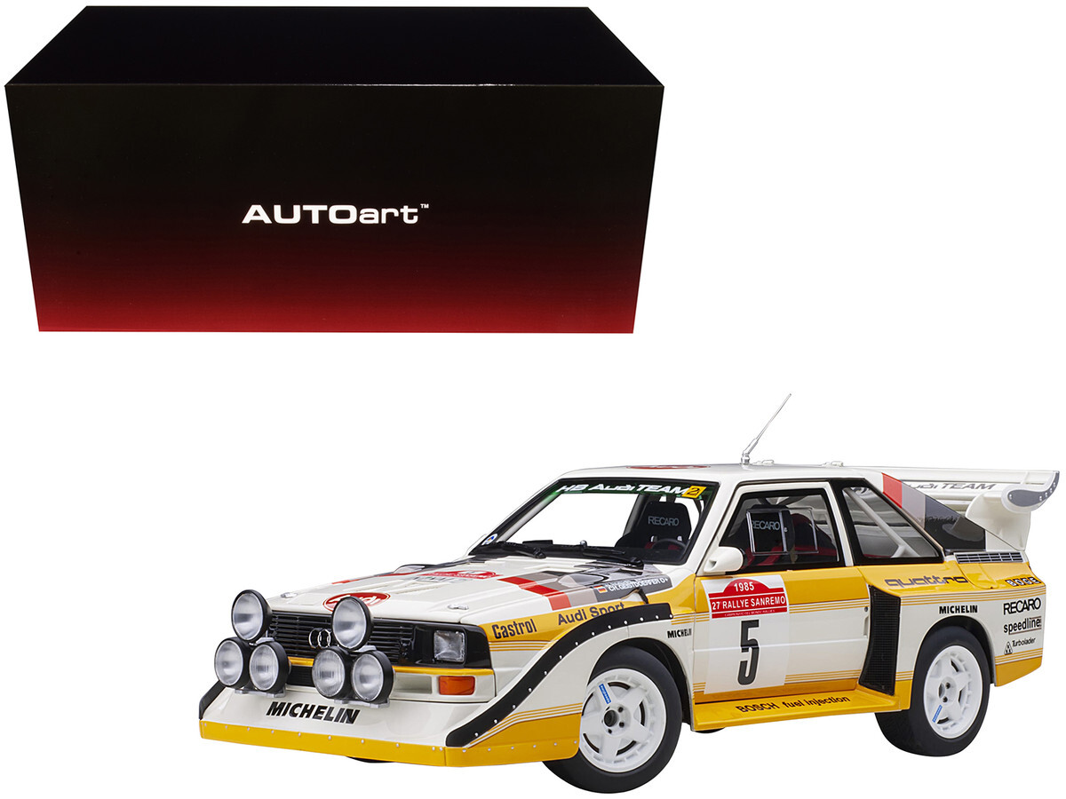 ミニカー AUTOart Audi sport Quattro 1988 1/18 AUTOart 1:18 Scale Audi Quattro '88 LWB, Satin Black