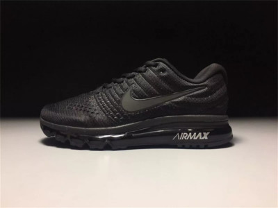 DS NIKE AIR MAX 2017 Triple Black Men s Running Shoes