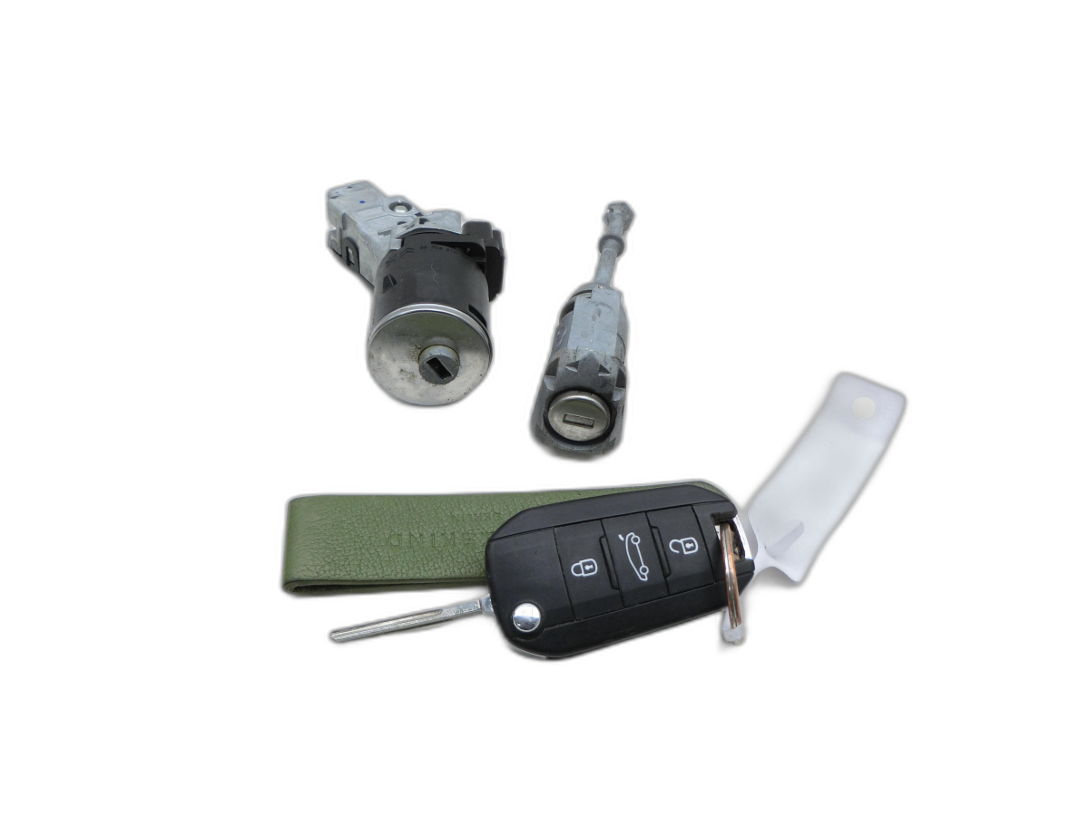 Blocco accensione 1x Chiave Serratura a cilindro per Opel Crossland X P17 17-20 - Bild 1